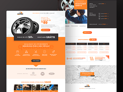 Tire Store Landing Page