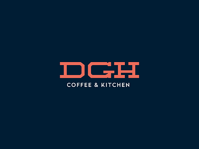 Dgh Logo brand branding coffee color identity logo