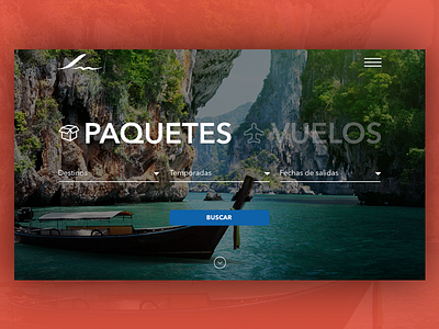 Travel Web interface travel ui user ux web