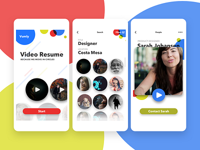 Vumly // Video Resume app