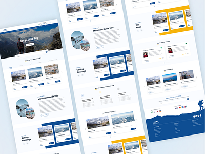 Tours & Travel Homepage app design homepage landing page logo minimal ui ux web website