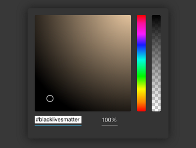 Black lives matter an UI poster clean hashtag ui uiposter