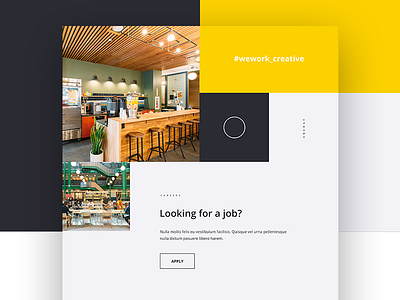 Wework Creative homepage