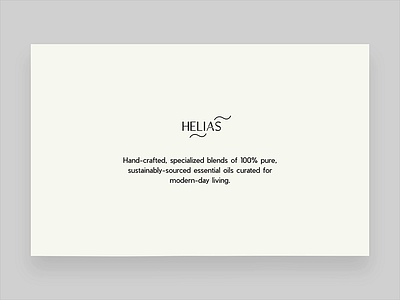 Helias - home page animation animation color creative design digital distrotion interface mockup prototype typogaphy ui ux web web design