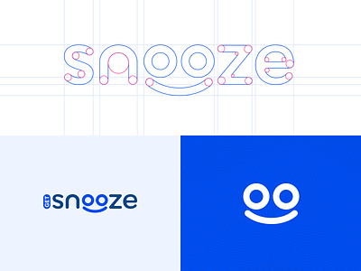 GetSnooze - brand & website startup blue brand brand design brand strategy clean concept logo simple startup typography website white
