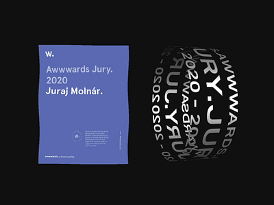 Proud to be an Awwwards Jury 2020 awwwards design jury motion promo ui ux web website