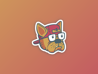 Frenchie Logo Sticker