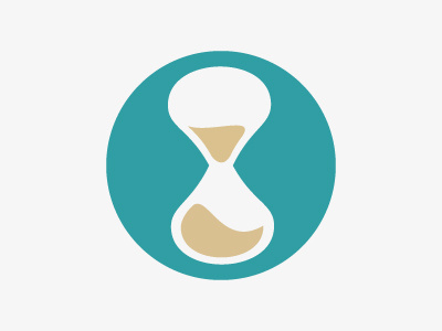 Hourglass hourglass icon logo reject sand symbol time