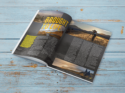 Magazine Design adobe indesign adobe photoshop design