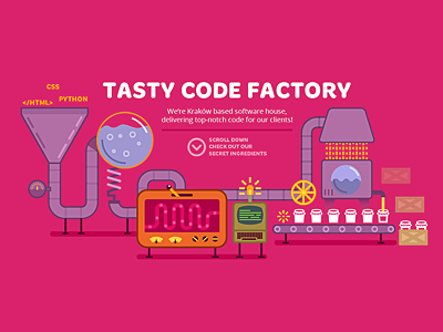 Tasty code code factory it machine