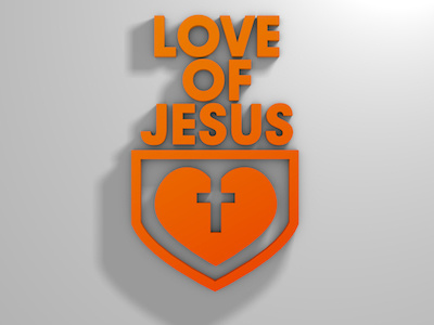 Love of Jesus c4d highland church logo series