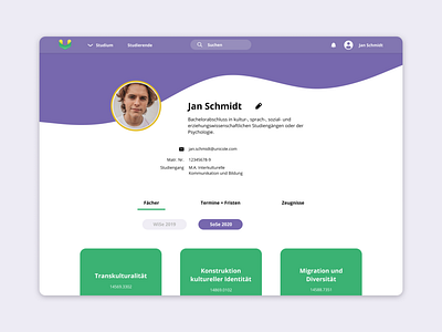 UI Challenge 006 - User Profile