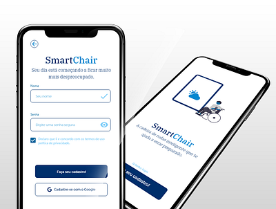 Sign Up Screen | SmartChair app ui