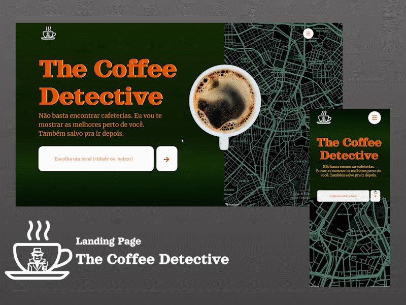 DailyUI #003 - Landing Page coffee dailyuichallenge design landing page landing page concept ui