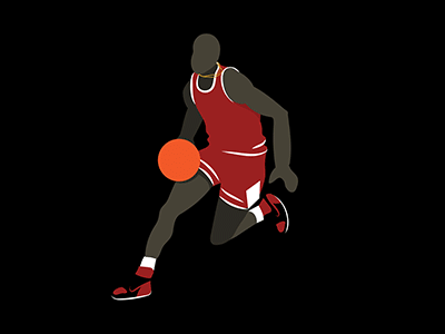 GIF of a GOAT Dunking 84 air max art basketball bullshit chicaco culture design dunk graphic design icon illustration michael jordan minimalist pippen rodman vector