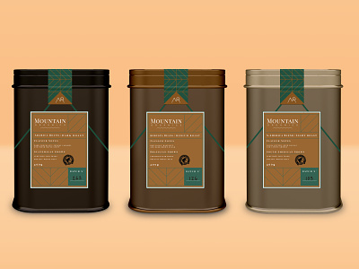 Mountain Organics Coffee Tins