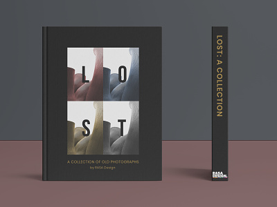 LOST: A COLLECTION Book Design art book book cover book covers book design branding collection design digital art graphic design logo lost minimalist old photo photography photos typography vector