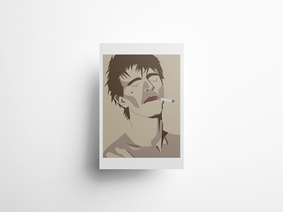 David Bowie Smoking Poster Design