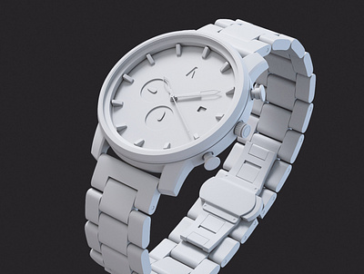 Abaco Zero CGI Gray 3d 3d art 3dmodel 3dmodelling advertising product render product rendering render rendering wristwatch