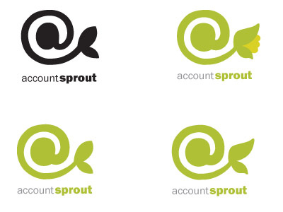 Account Sprout Revisions green growth logo social media sprout
