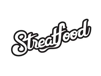 StreatFood eat eatfood logo spoon streat streetfood type
