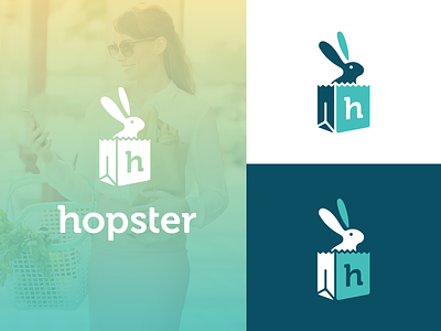 Hopster Logo bag bunny hopster logo