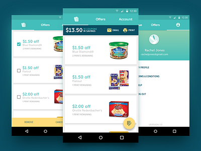 Hopster - Material Design account coupons fab list offers