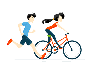 Run Cycle cycle illustration run style