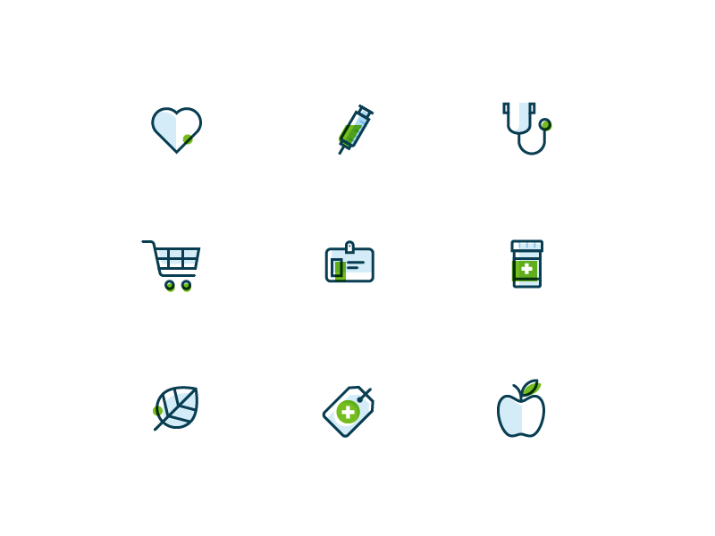 Health Icons by Romeo Mariano on Dribbble