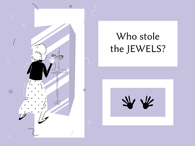 Thief article character design funny illustraion mazarine newspaper thief