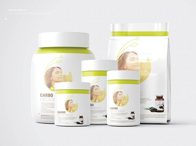 Carbo Pack, Jar Packaging and Billboard Designs billboard design package design packaging print product design