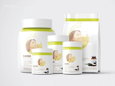 Carbo Pack, Jar Packaging and Billboard Designs