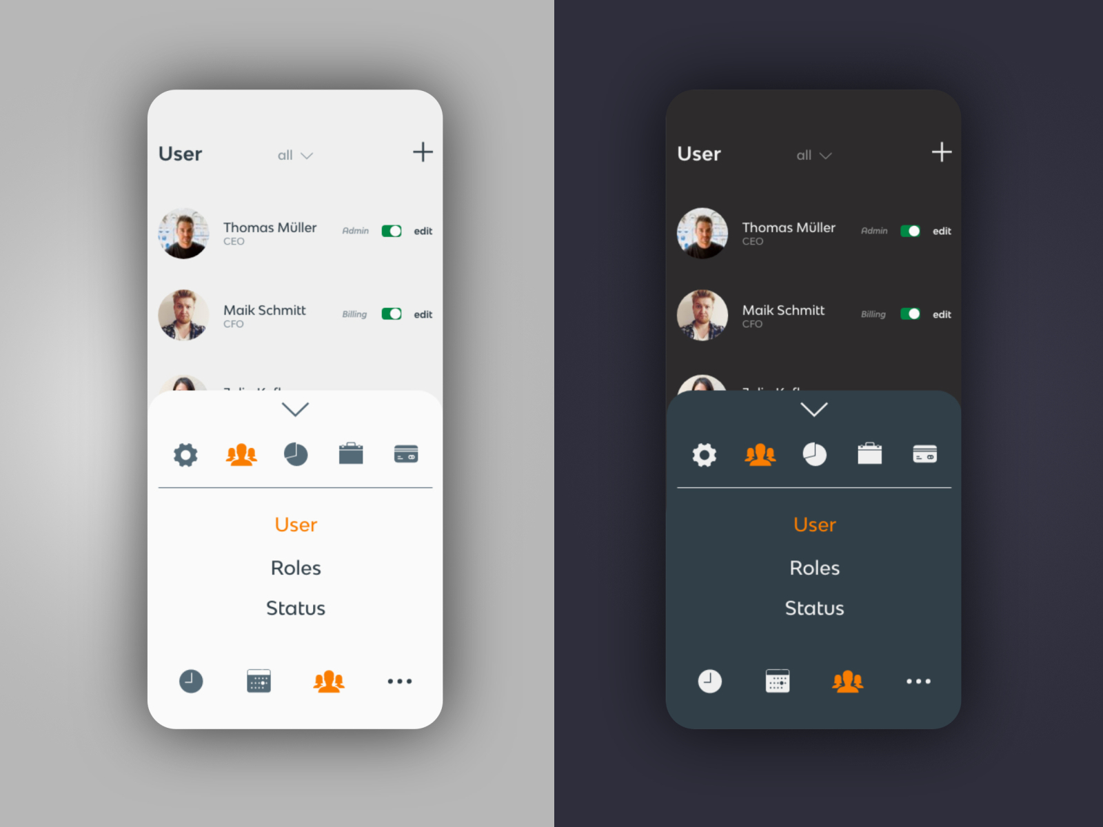 dashboard - time tracking app by Erik Lolies on Dribbble