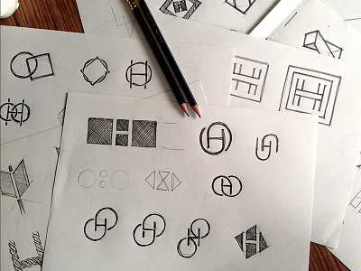 Logo sketches h logo pencil sketch translator
