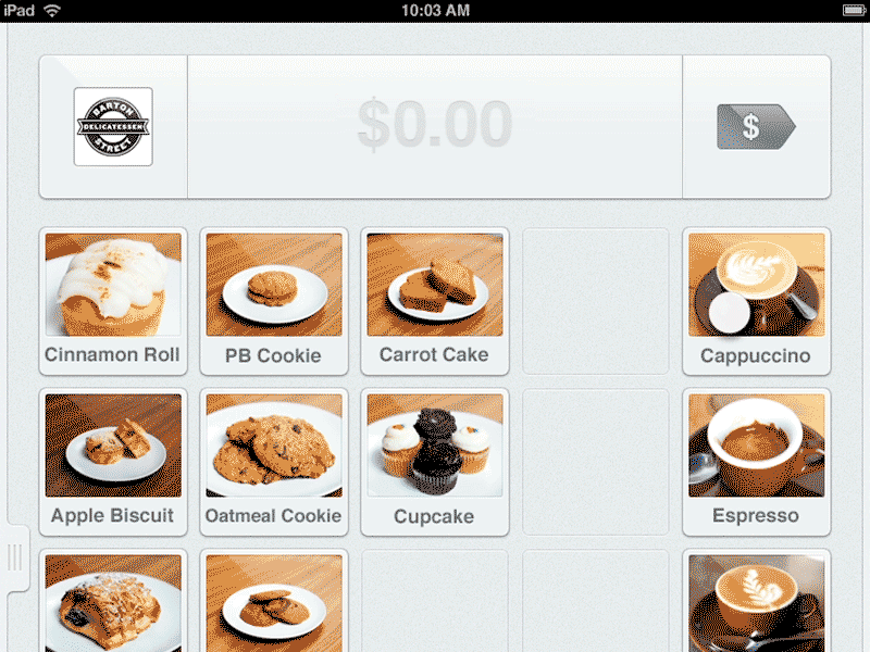 Square Register Modifiers aftereffects animation checkout interface ios ipad modifiers pos square ui