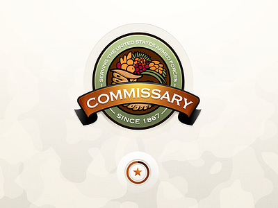 Commissary camo crest loading star