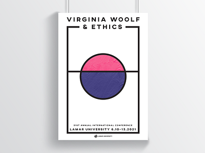 virginia woolf poster design minimal poster typography