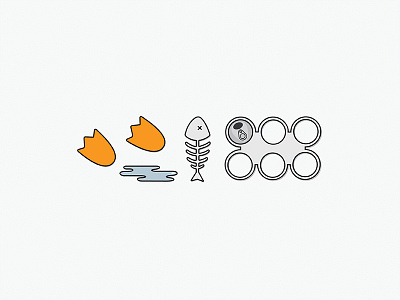 Six Pack Rings adobe design fish graphic illustration illustrator penguin water