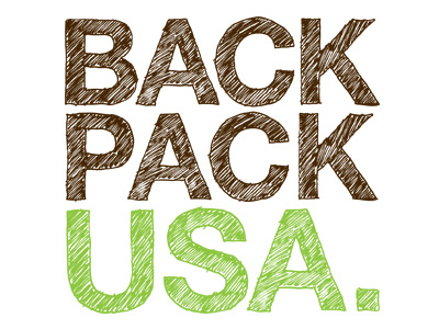 Backpack Usa environmental identity outdoors