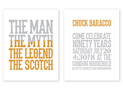 Scotch Themed Birthday Invite birthday invite scotch