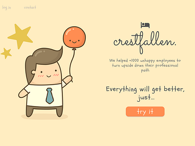 Crestfallen. - Landing Page