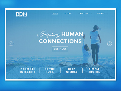 BDM Landing Page agency blue filter branding landing page marketing marketing website website