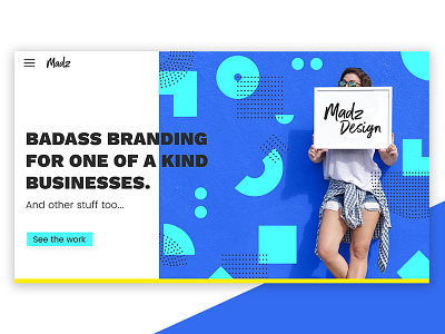 Madz Design Portfolio Website Redesign 