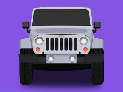 Jeep Wrangler auto car illustration jeep suv texture truck
