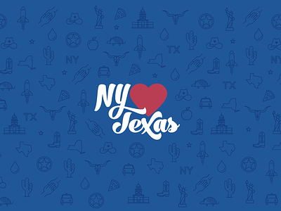 New York Hearts Texas Illustration and Branding branding houston hurricane harvey iconography icons illustration logo design new york new york city texas