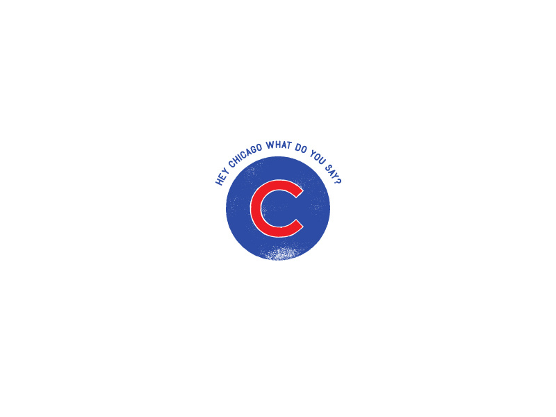Chicago Cubs National League Central Division Champs winner mlb cubs chicago badge illustration sports baseball champions chicago cubs