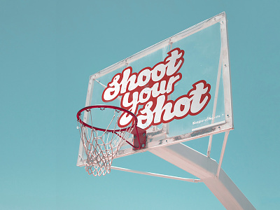 Shoot Your Shot Basketball Type & Lettering