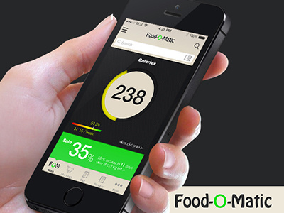 Food-o-matic appdesign food ios ios7 photoshop ui ux