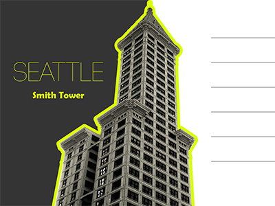 Smith Tower postcard ... ish