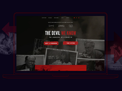 The Devil We Know design digital ui web website